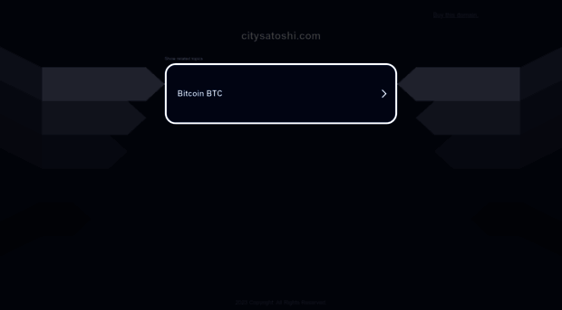 citysatoshi.com