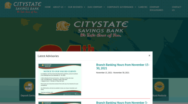 citystatesavings.com