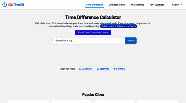 citytimediff.com
