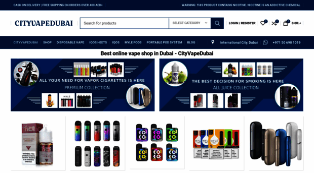 cityvapedubai.com