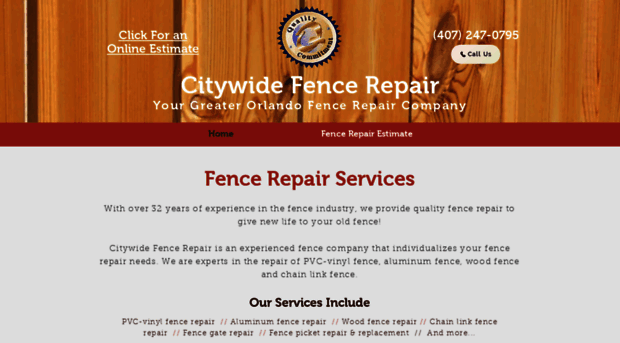 citywidefencerepair.com