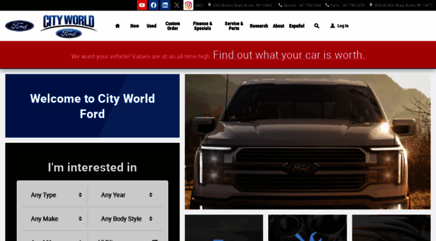 cityworldford.com