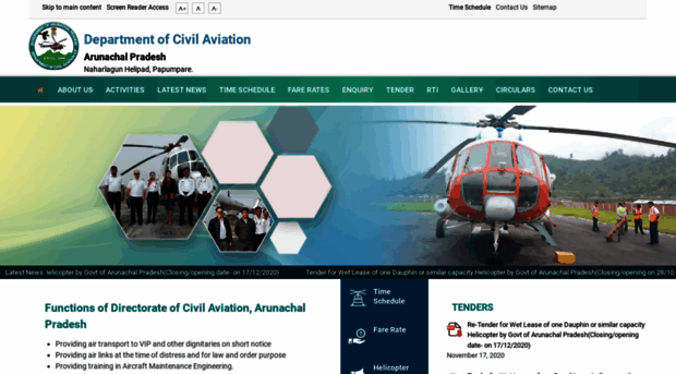 civilaviation.arunachal.gov.in