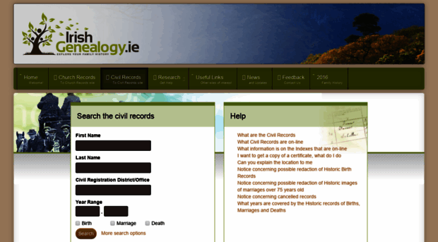 civilrecords.irishgenealogy.ie