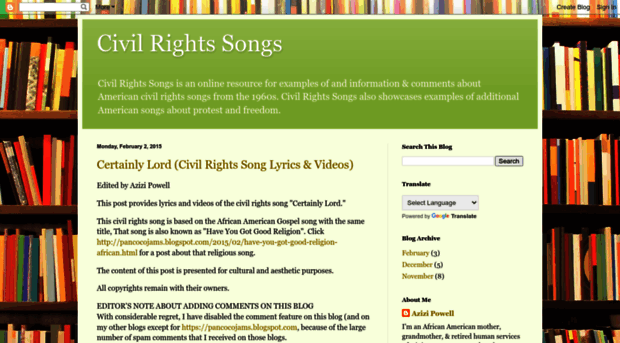 civilrightssongs.blogspot.com