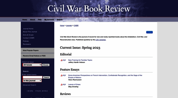 civilwarbookreview.com