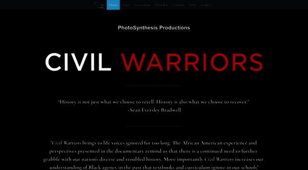 civilwarriorsmovie.com