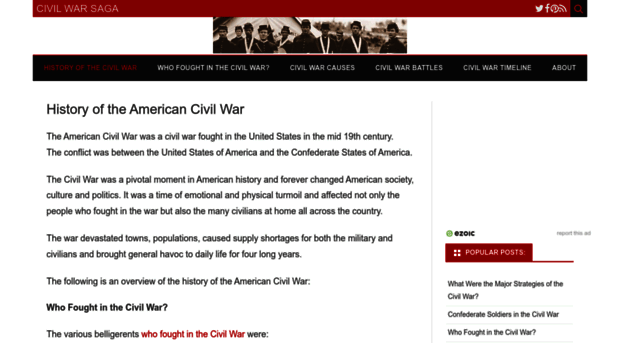 civilwarsaga.com