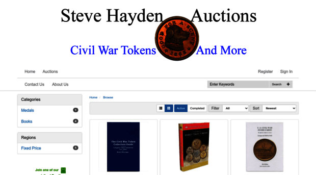 civilwartokens.com