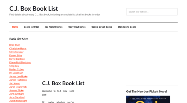 cjboxbooklist.com