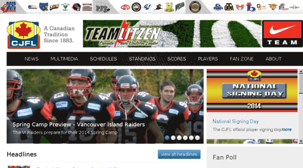 cjfl.leaguestat.com