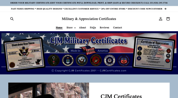 cjmmilitarycertificates.com