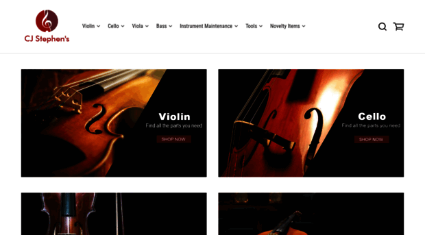 cjstephenviolinsupplies.co.uk