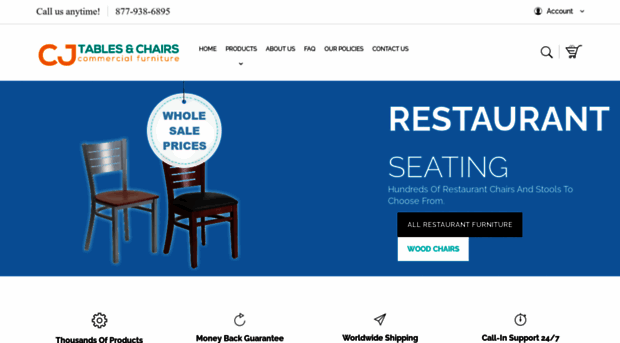 cjtablesandchairs.com