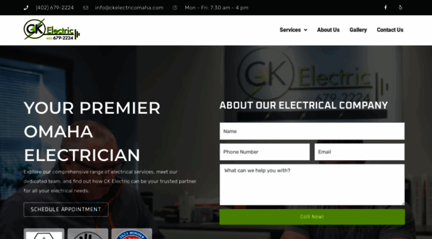 ckelectricomaha.com