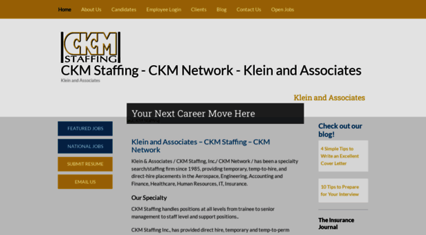 ckmstaffing.com