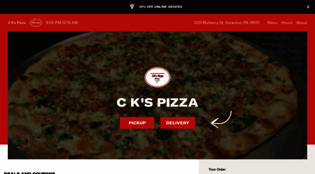 ckspizzamenu.com