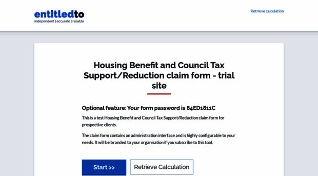 claimformtrial.entitledto.co.uk