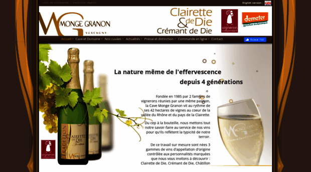 clairette-mongegranon.com