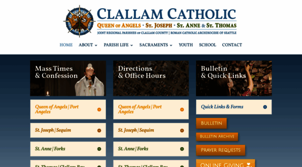 clallamcatholic.com