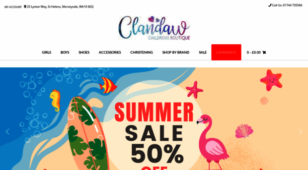 clandawchildrensboutique.co.uk