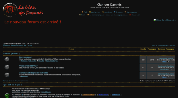 clandesdamnes.clicforum.fr