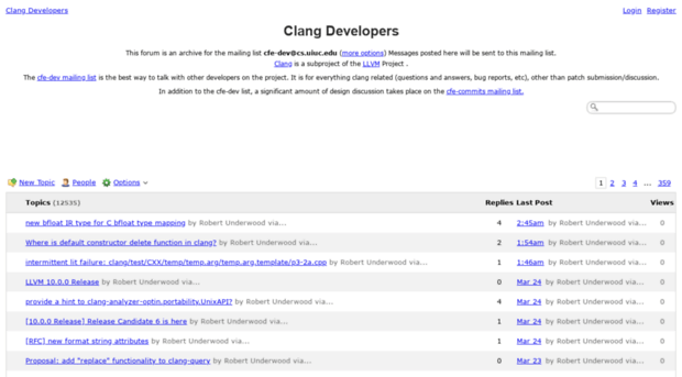 clang-developers.42468.n3.nabble.com