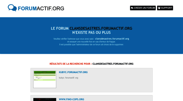 clansdesastres.forumactif.org