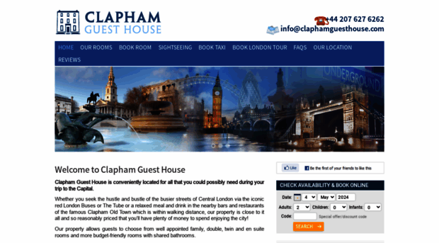 claphamguesthouse.com