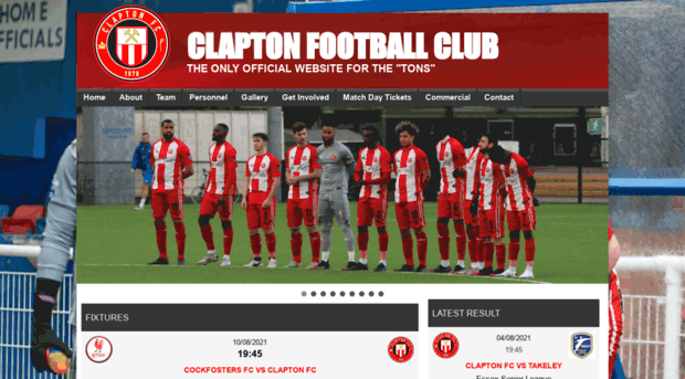 claptonfc.com