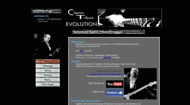 claptontributeevolution.com