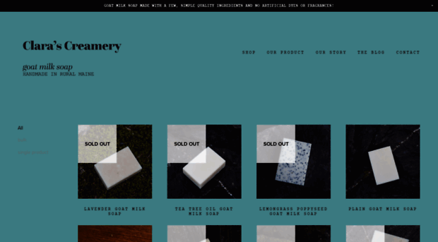 clarascreamery.com