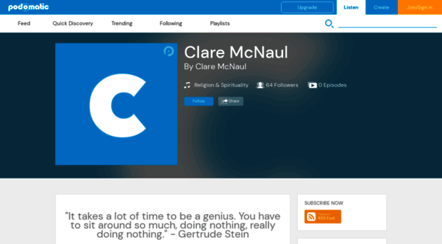 claremcnaul.podomatic.com