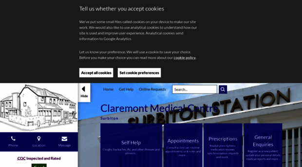 claremontmedicalcentre.co.uk