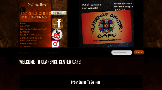 clarencecentercoffee.com