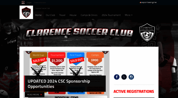 clarencesoccer.org