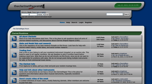 clarinetpages.info