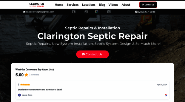 claringtonsepticrepair.com