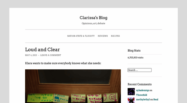 clarissasblog.com