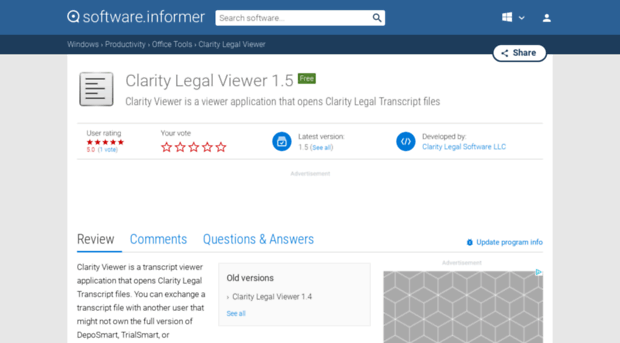 clarity-legal-viewer.software.informer.com