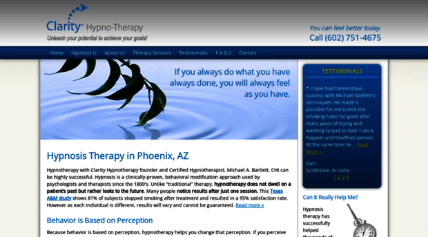 clarityhypnotherapyphoenix.com