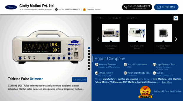 claritymedicalinstruments.com