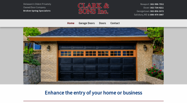 clarkandsonsgaragedoors.com