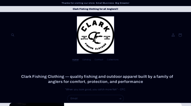 clarkfishingclothing.com
