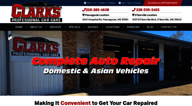 clarksprofessionalcarcare.com