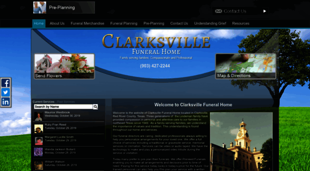 clarksvillefuneralhome.net