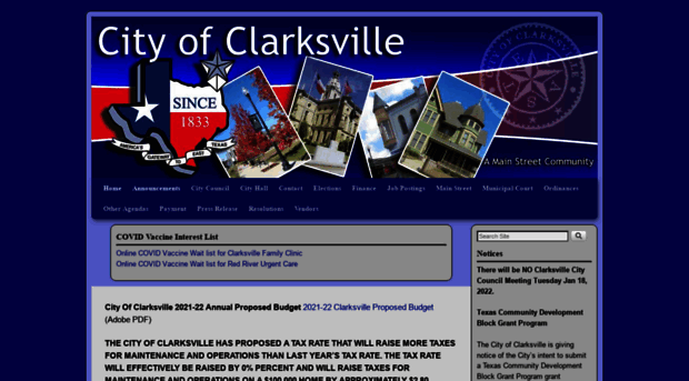 clarksvilletx.com