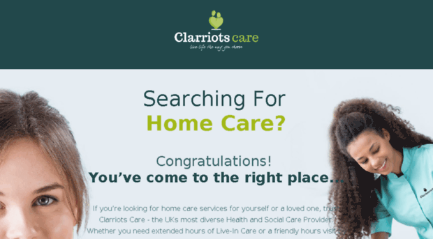 clarriotshomecare.co.uk