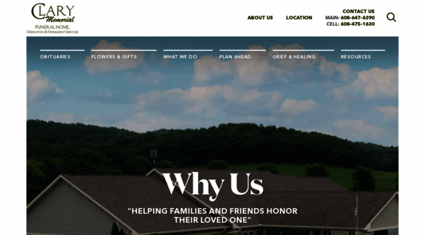 clarymemorialfuneralhome.com