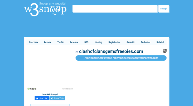 clashofclansgemsfreebies.com.w3snoop.com